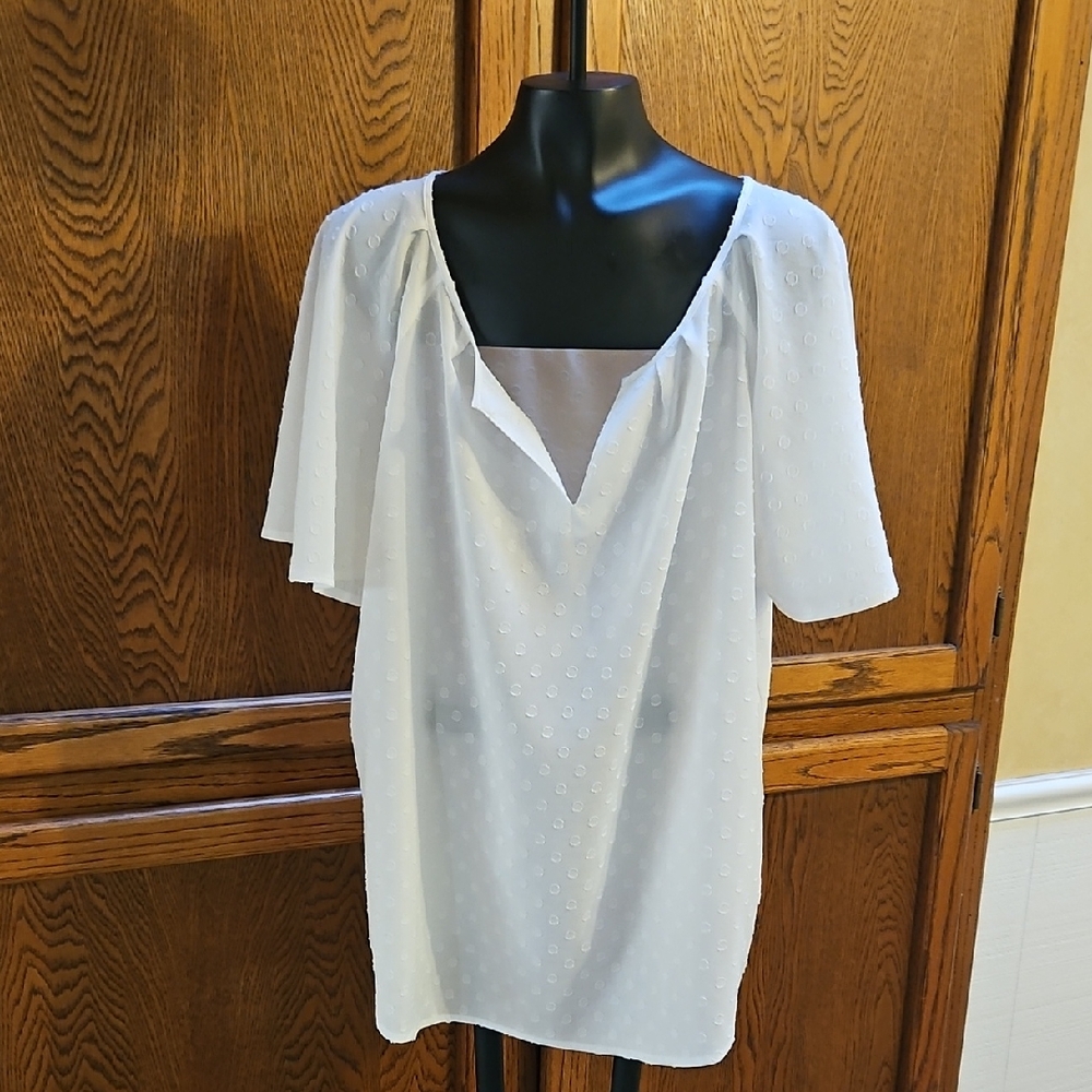 APT. 9 Elegant White Women's Top - XL